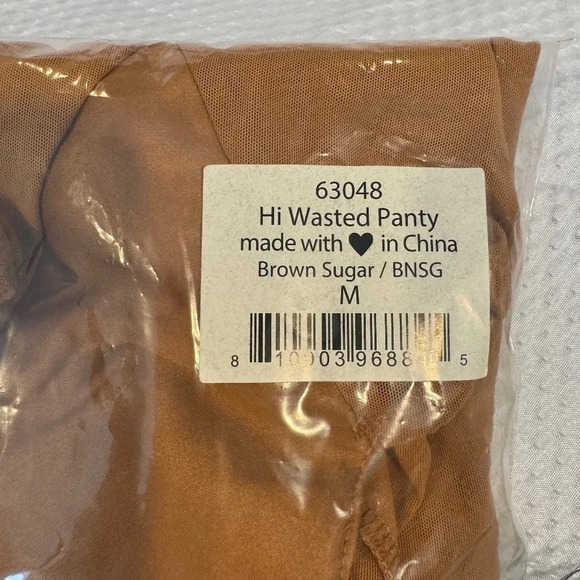 Free People x WE ARE HAH Hi Wasted Panty Brown Sugar MEDIUM NEW w/ TAGS - Picture 4 of 4